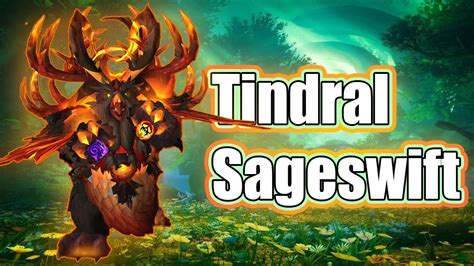 Tindral Sageswift is an Elite NPC. The location of this NPC is unknown. In the NPCs category. Added in World of Warcraft: Dragonflight. Always up to date. Live PTR 10.2.5 PTR 10.2.0. Quick Facts; Screenshots; Videos; View in 3D Links. Tindral Sageswift <Seer of the Flame> The location of ...